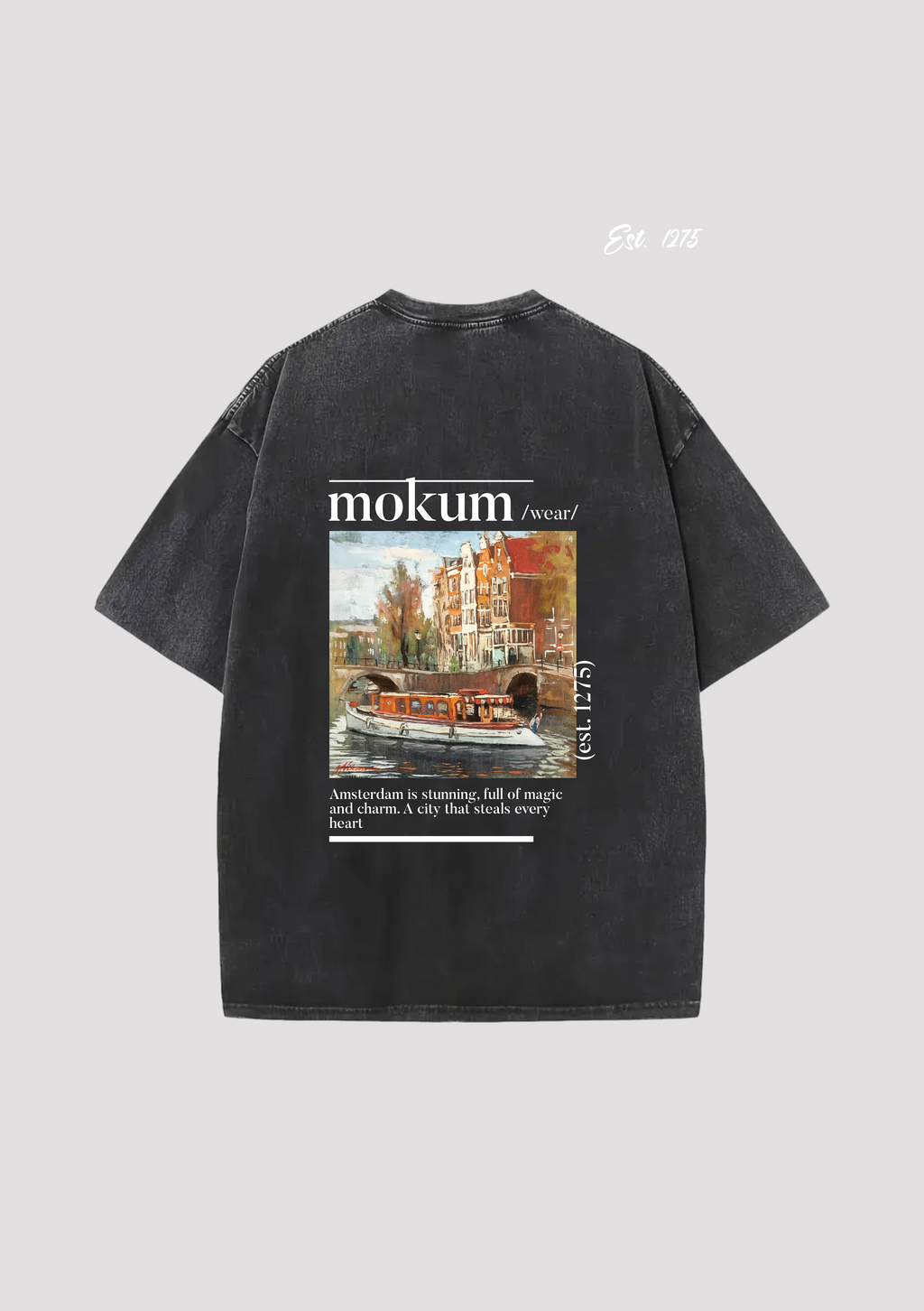 Heart of Mokum - Oversized Shirt Achterafdruk