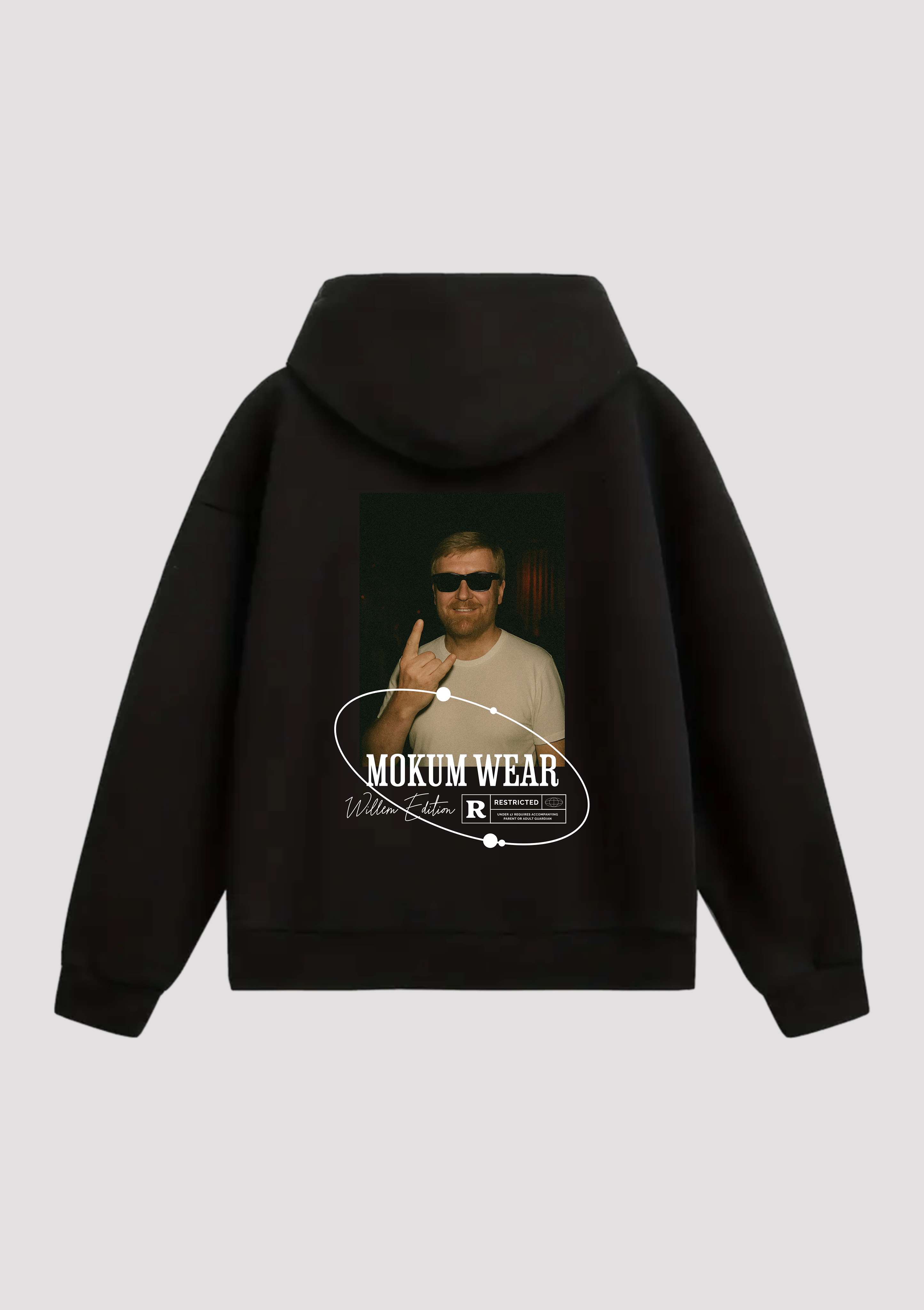 Willem Edition - Oversized Hoodie Achterafdruk