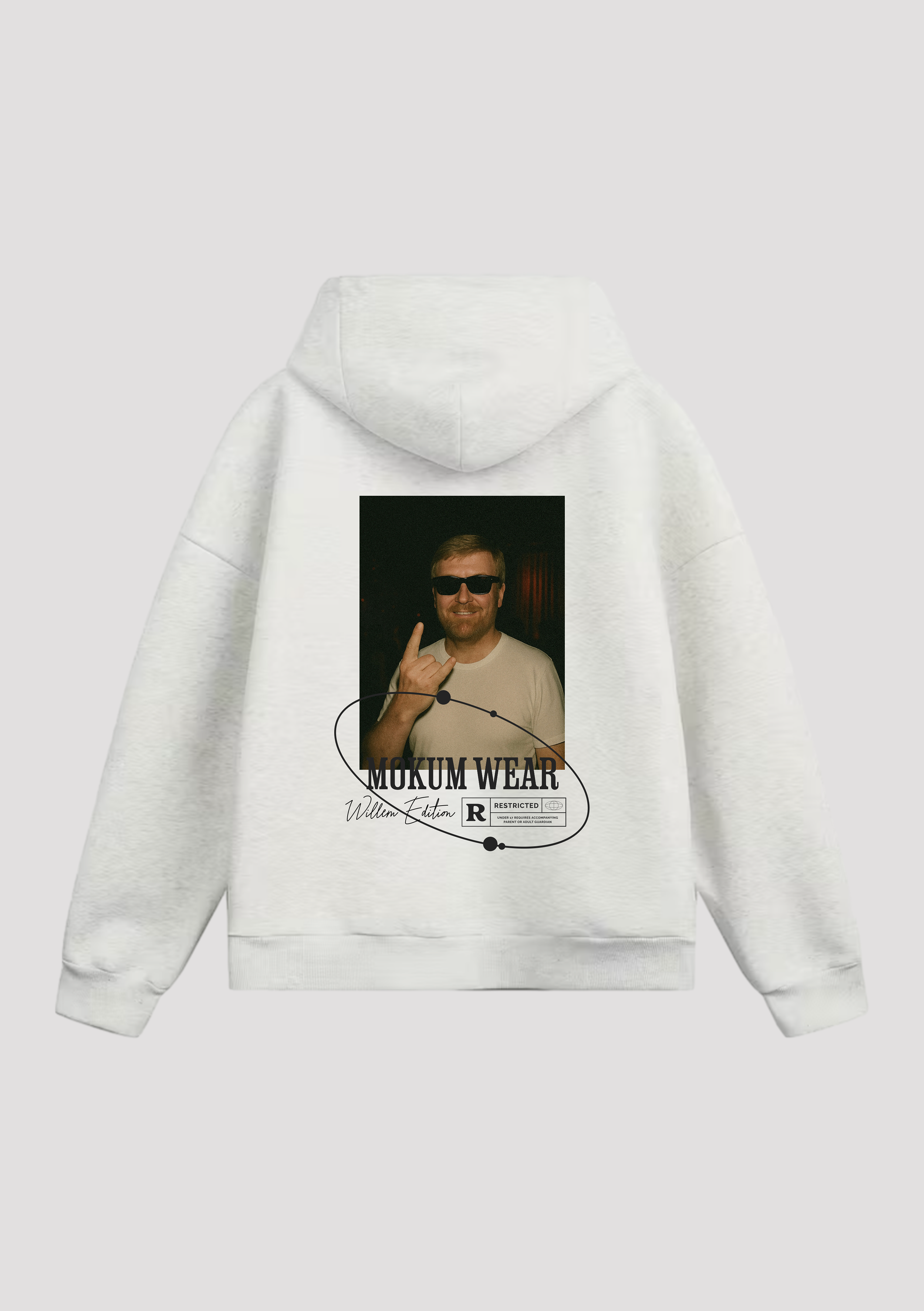 Willem Edition - Oversized Hoodie Achterafdruk