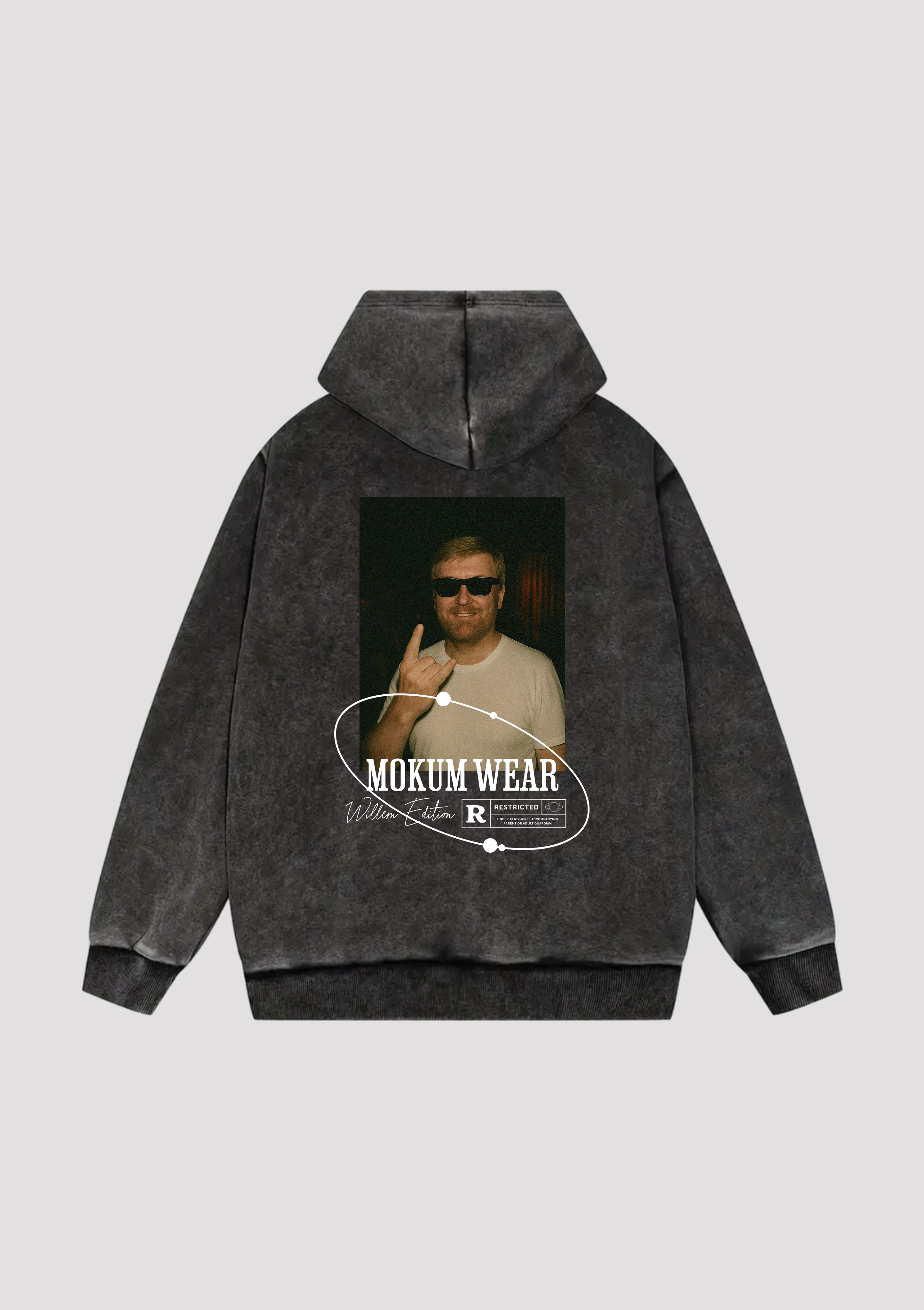 Willem Edition - Oversized Hoodie Achterafdruk