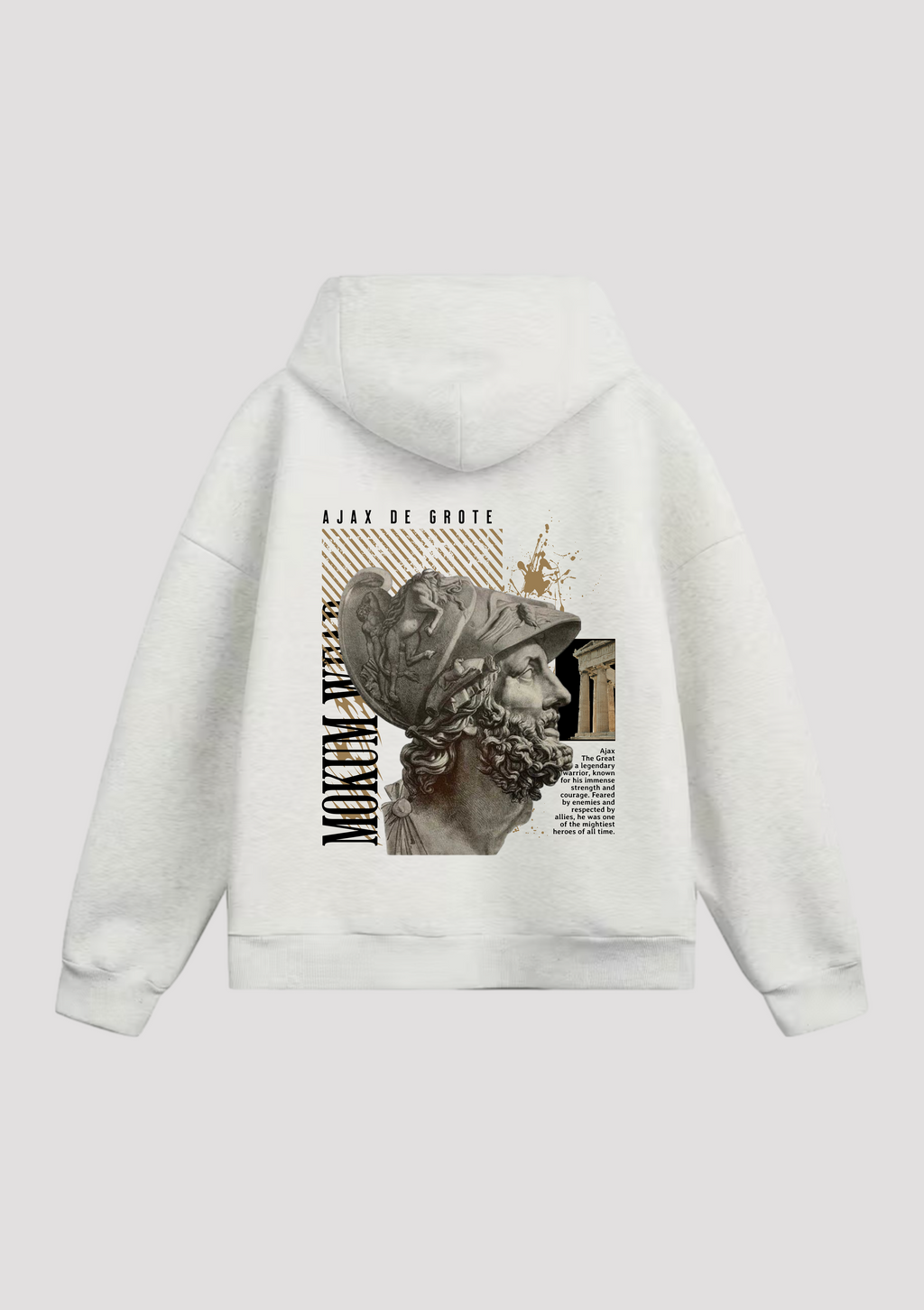 Ajax De Grote - Oversized Hoodie Achterafdruk