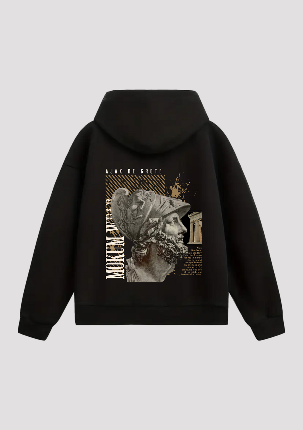 Ajax De Grote - Oversized Hoodie Achterafdruk